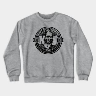 NJ CRAFT BEER DRINK LOCAL 856 Crewneck Sweatshirt